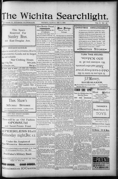 Wichita Searchlight, Dec 8, 1900