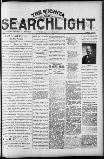 Wichita Searchlight, Jan 12, 1901
