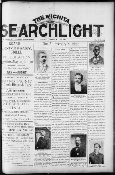 Wichita Searchlight, May 25, 1901