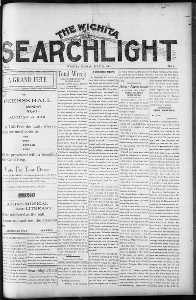 Wichita Searchlight, Jul 20, 1901