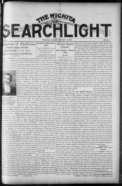 Wichita Searchlight, Aug 17, 1901