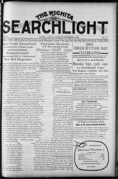 Wichita Searchlight, Sep 21, 1901