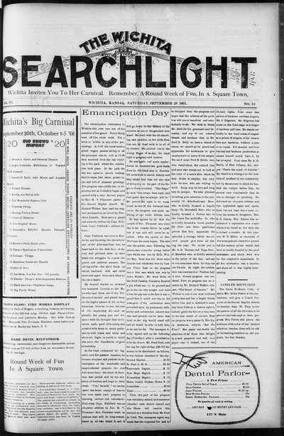 Wichita Searchlight, Sep 28, 1901