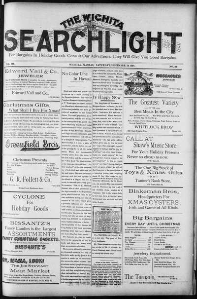 Wichita Searchlight, Dec 14, 1901
