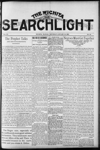 Wichita Searchlight, Jan 25, 1902