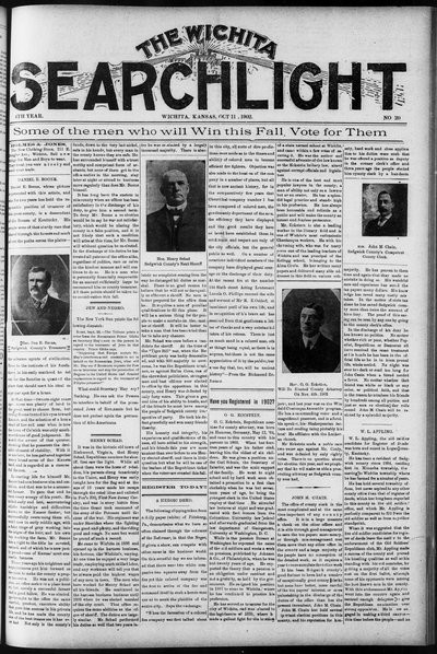 Wichita Searchlight, Oct 11, 1902