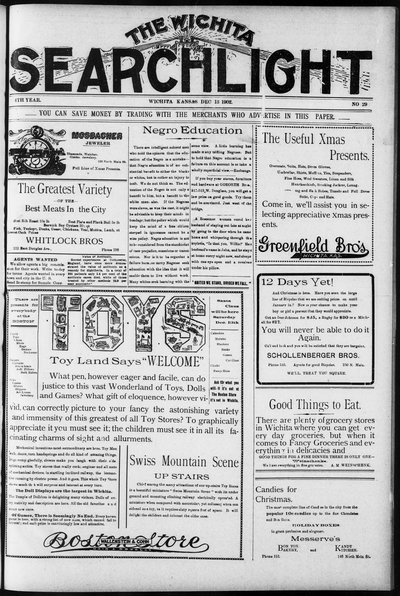 Wichita Searchlight, Dec 13, 1902