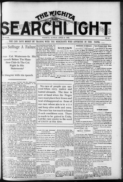 Wichita Searchlight, Apr 18, 1903