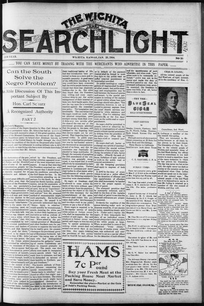 Wichita Searchlight, Jan 23, 1904