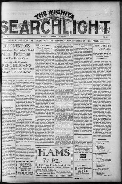 Wichita Searchlight, Jan 30, 1904