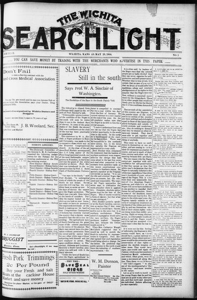 Wichita Searchlight, May 28, 1904