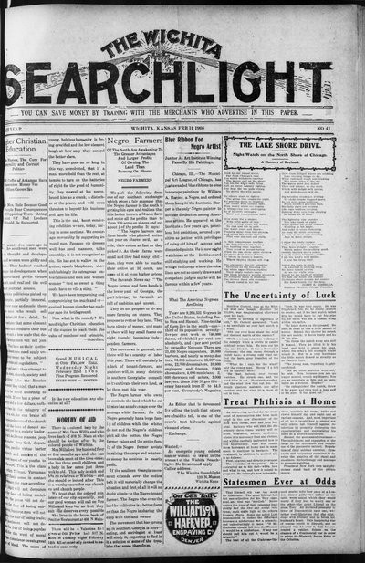 Wichita Searchlight, Feb 11, 1905