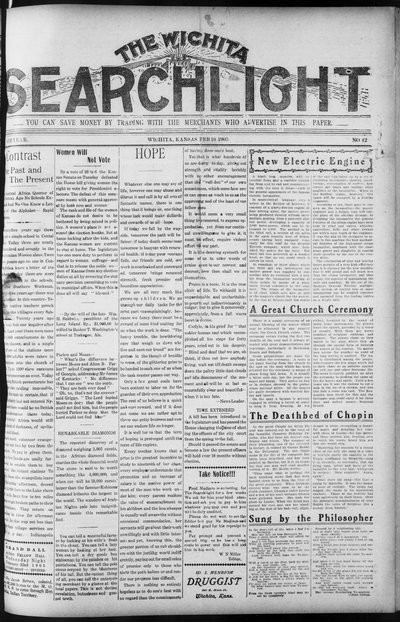 Wichita Searchlight, Feb 18, 1905