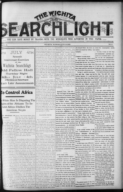 Wichita Searchlight, Jun 10, 1905
