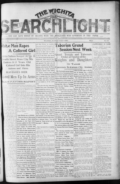 Wichita Searchlight, Jul 8, 1905