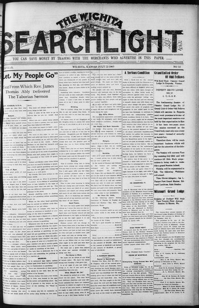 Wichita Searchlight, Jul 22, 1905