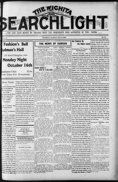 Wichita Searchlight, Oct 14, 1905