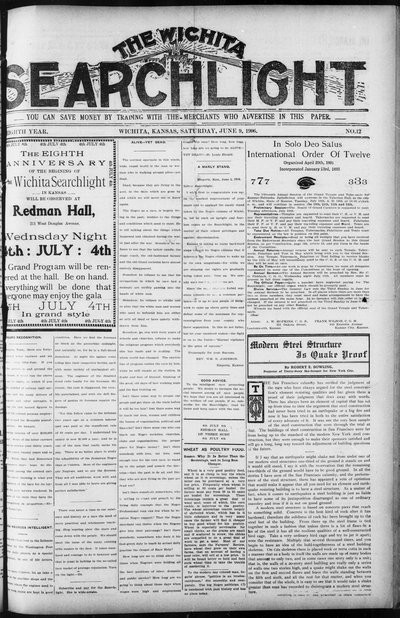 Wichita Searchlight, Jun 9, 1906