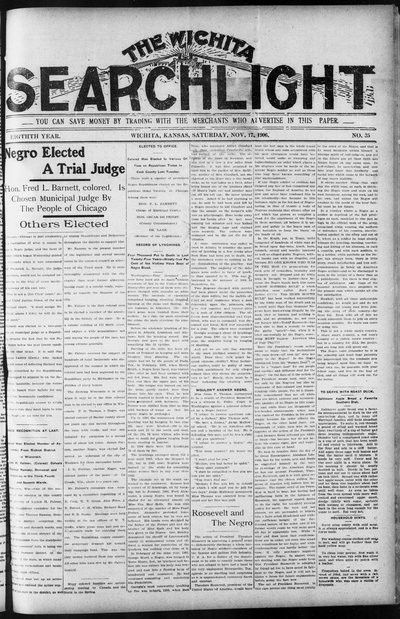 Wichita Searchlight, Nov 17, 1906