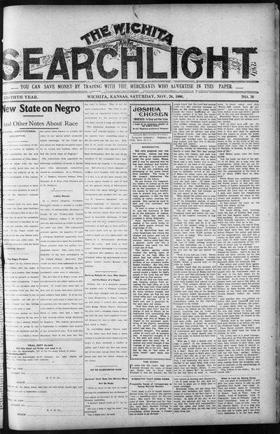 Wichita Searchlight, Nov 24, 1906