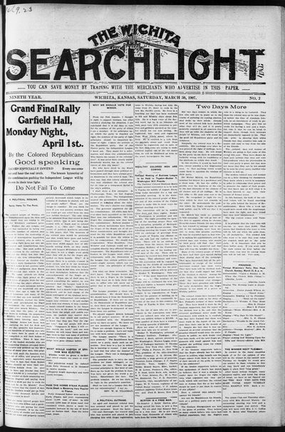 Wichita Searchlight, Mar 30, 1907