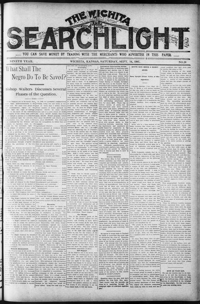 Wichita Searchlight, Sep 14, 1907