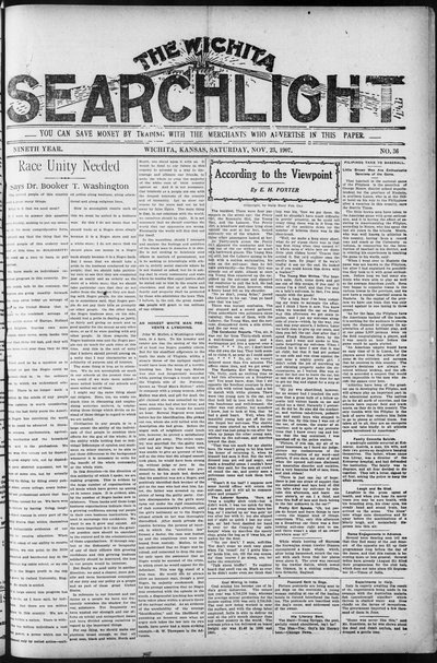 Wichita Searchlight, Nov 23, 1907