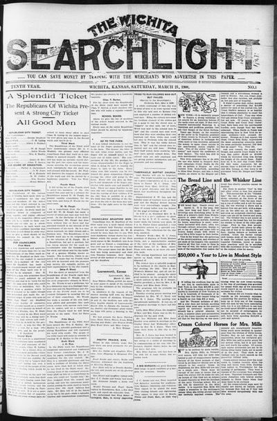 Wichita Searchlight, Mar 21, 1908