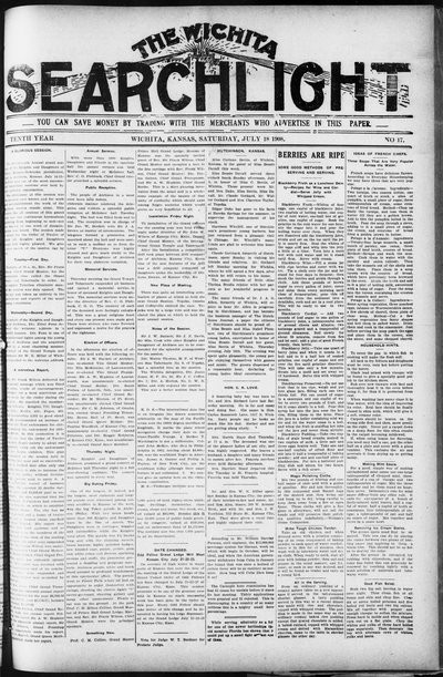 Wichita Searchlight, Jul 18, 1908