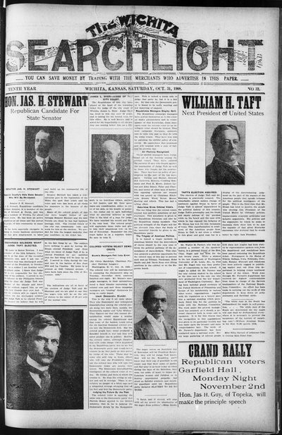 Wichita Searchlight, Oct 31, 1908
