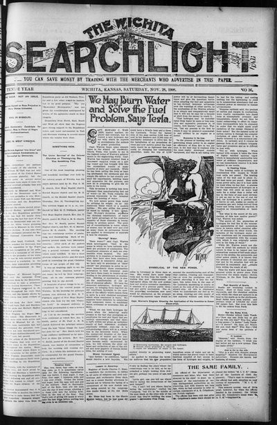 Wichita Searchlight, Nov 28, 1908