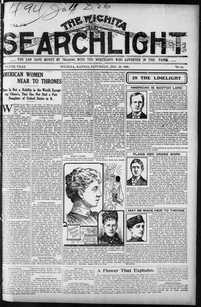 Wichita Searchlight, Dec 26, 1908