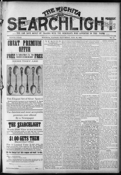 Wichita Searchlight, Jan 16, 1909