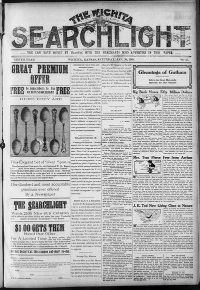 Wichita Searchlight, Jan 30, 1909