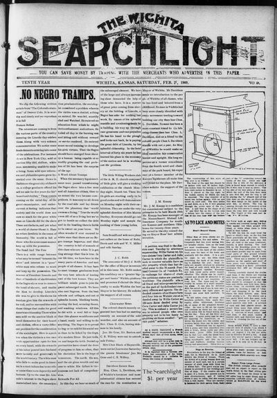 Wichita Searchlight, Feb 27, 1909
