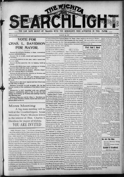 Wichita Searchlight, Mar 20, 1909