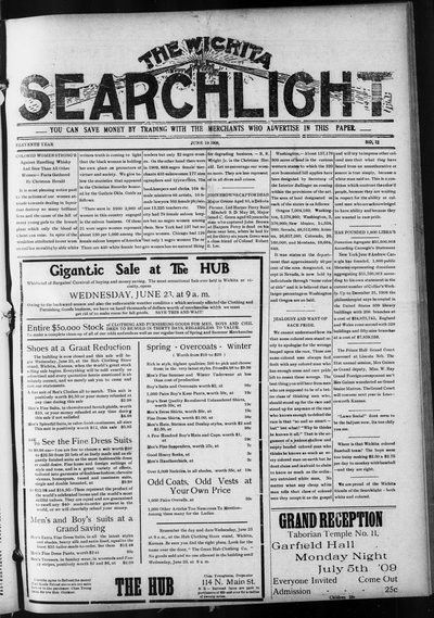 Wichita Searchlight, Jun 19, 1909