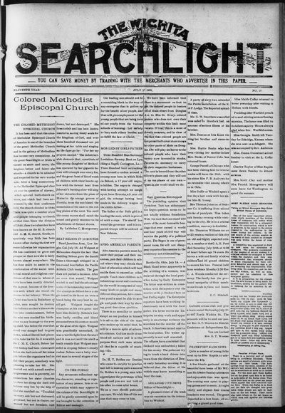 Wichita Searchlight, Jul 17, 1909