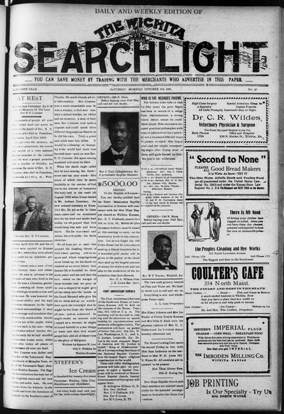 Wichita Searchlight, Oct 9, 1909