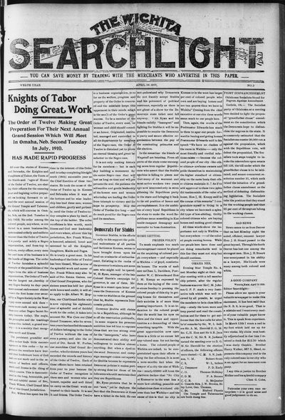 Wichita Searchlight, Apr 16, 1910