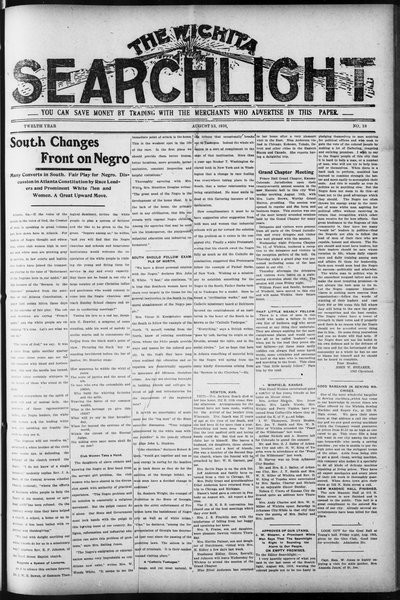 Wichita Searchlight, Aug 13, 1910
