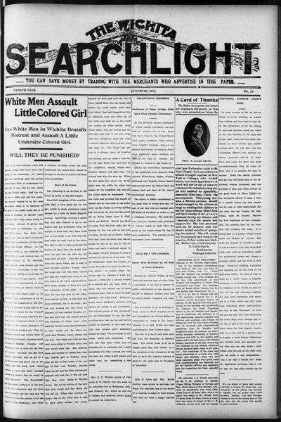 Wichita Searchlight, Aug 20, 1910