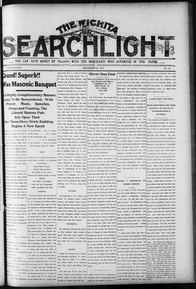 Wichita Searchlight, Sep 10, 1910