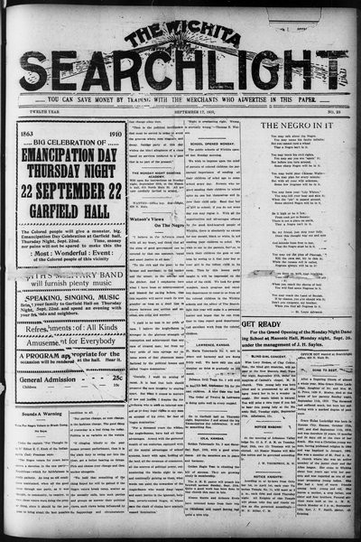Wichita Searchlight, Sep 17, 1910