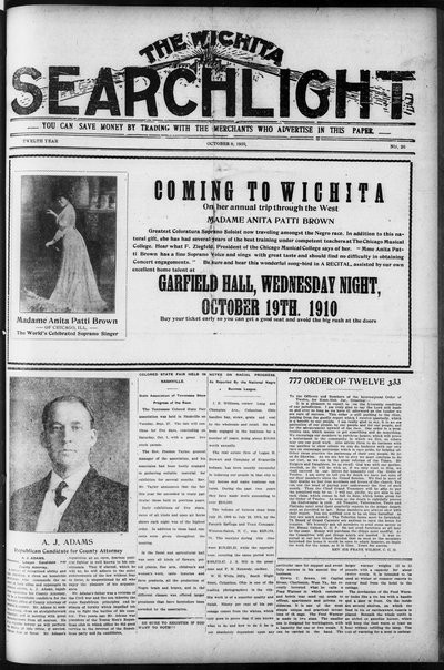 Wichita Searchlight, Oct 8, 1910