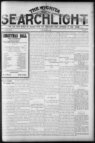 Wichita Searchlight, Dec 10, 1910