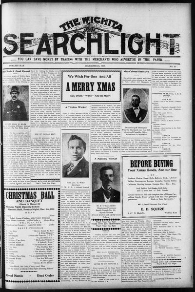 Wichita Searchlight, Dec 24, 1910