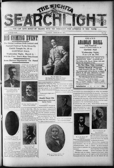 Wichita Searchlight, Feb 25, 1911