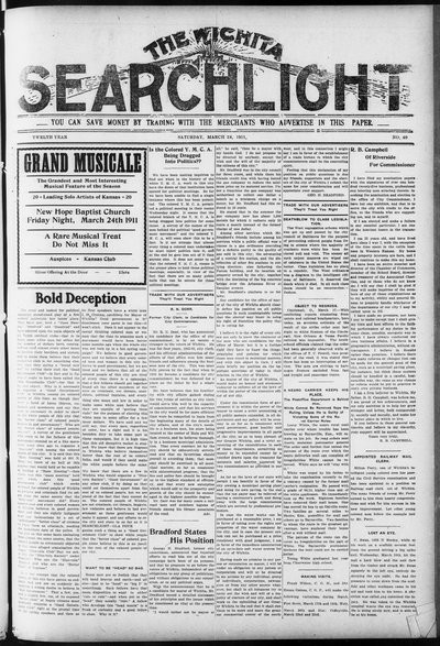 Wichita Searchlight, Mar 18, 1911