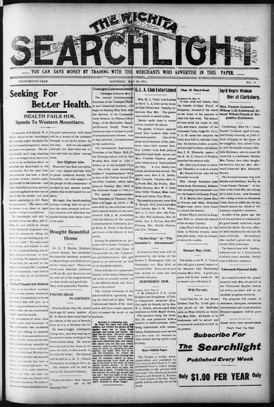 Wichita Searchlight, May 20, 1911